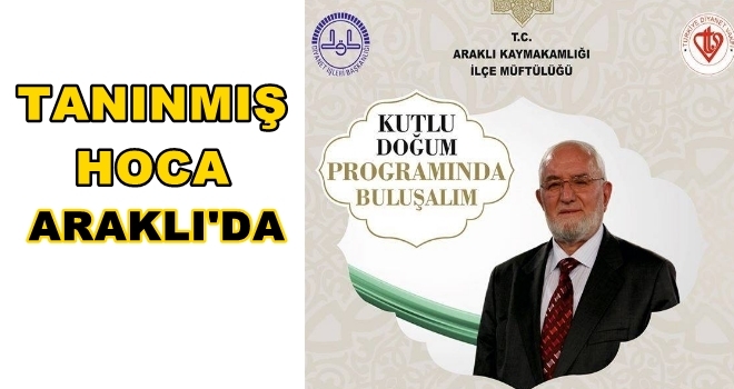 Necmettin Nursaçan Araklı'da