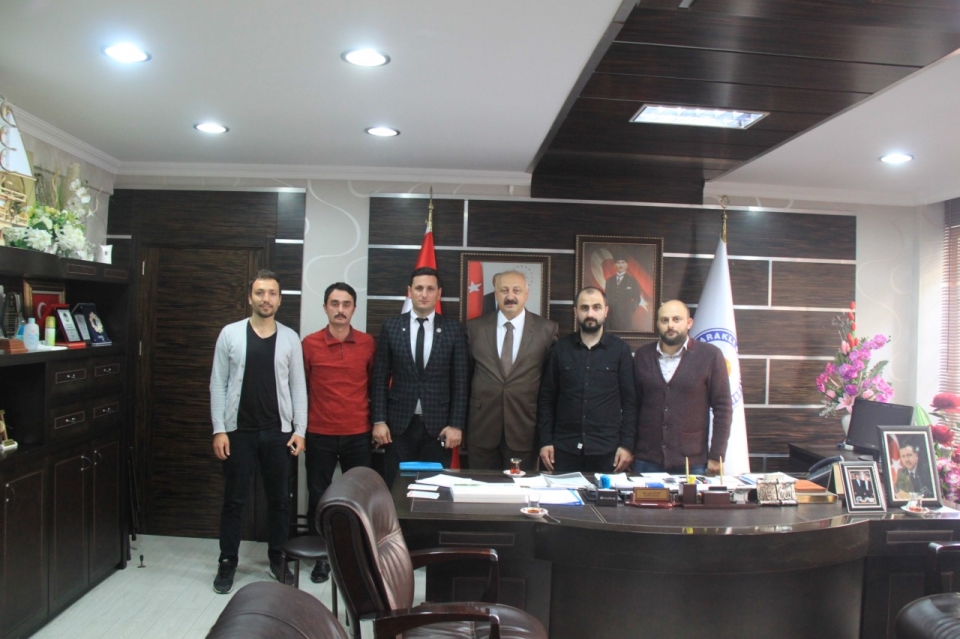 TÜGVA Yönetim Kurulu Üyelerinden Başkan Çebi'ye Teşekkür Ziyareti