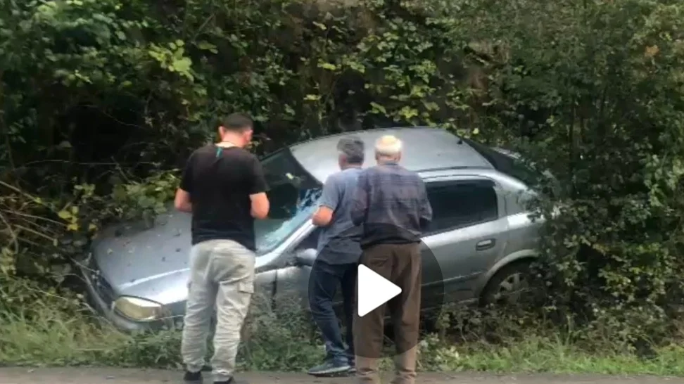 Araklı karadere Yolunda Trafik Kazası