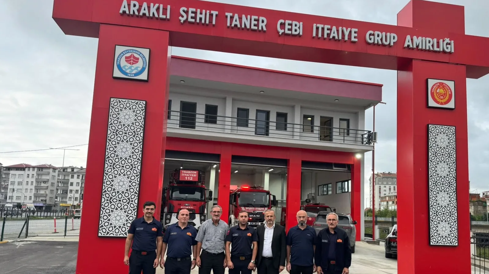 Başkanlar'dan Araklı İtfaiye'ye Ziyaret