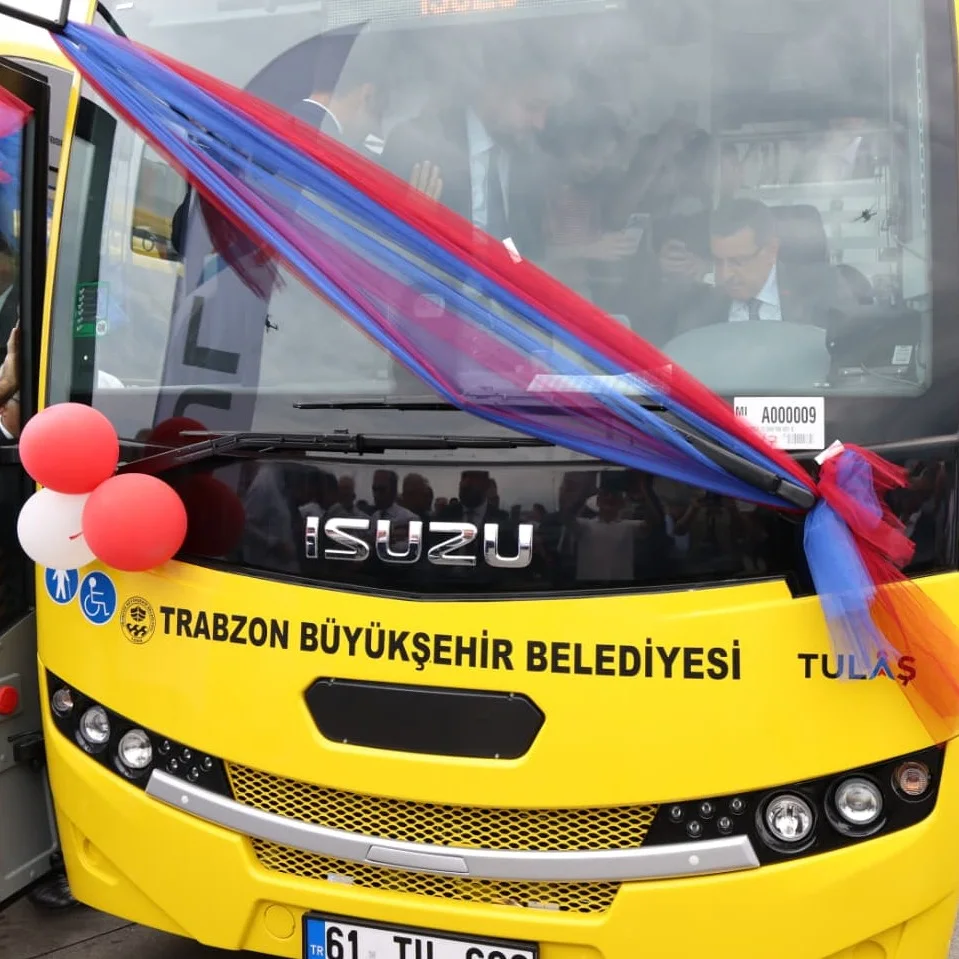 Trabzon Büyükşehir Belediye Filosuna 10 Yeni Araç Katıldı