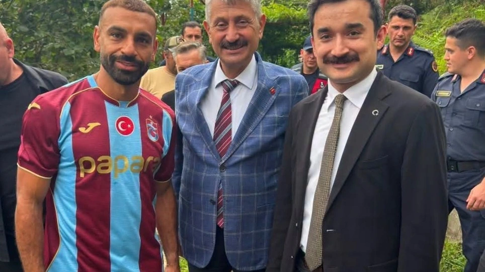 Trabzonspor'un Dünyada Ünlü Yıldızı Salah Araklı'da