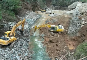 Araklı Tilkibeli'nde Taşkın Riskini Azaltacak Çalışmalar Devam Ediyor