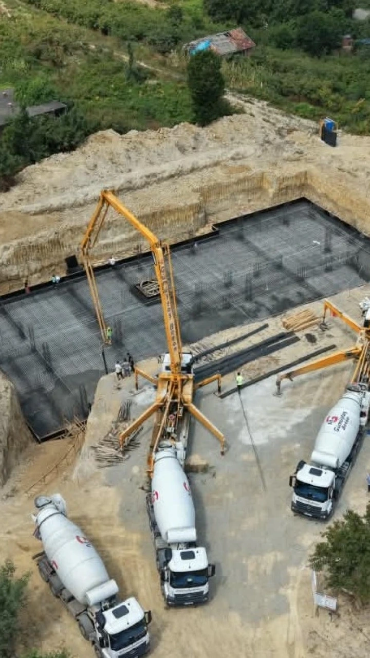 Arsin'de Okul Temeli Atıldı